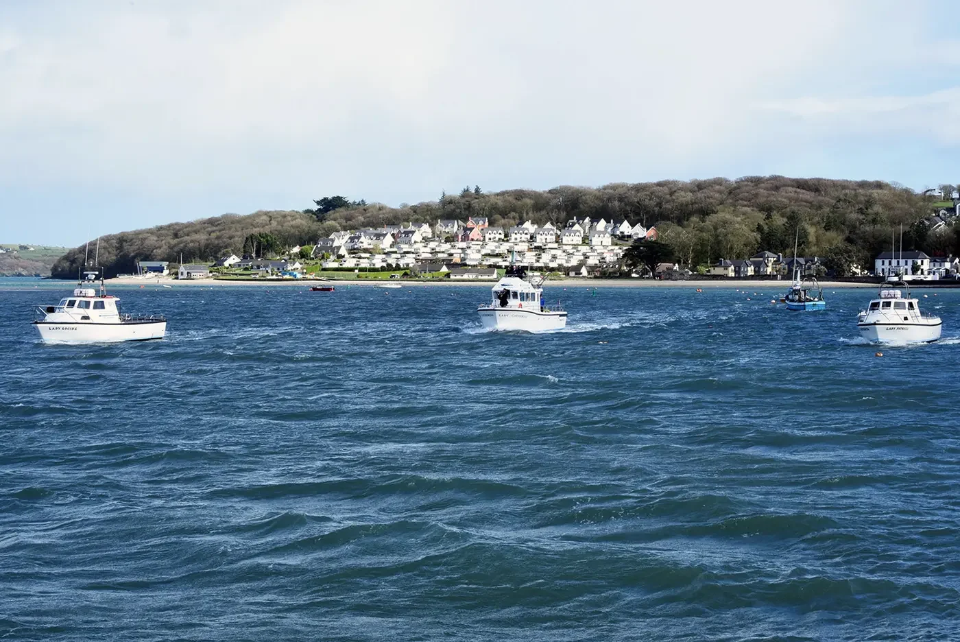 three boats